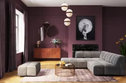 Podnóżek Belami Velvet 105x70 Cm Szary*KARE Design