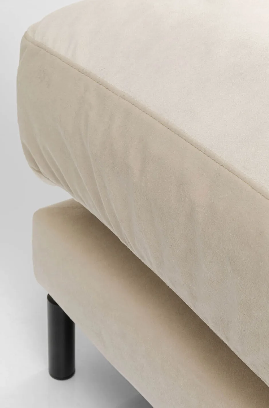 Podnóżek Discovery 102x102 Cm Kremowy*KARE Design Outlet