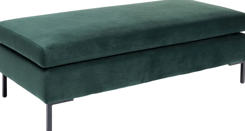 Podnóżek Gianni Velvet 130x62 Cm Ciemnozielony*KARE Design Outlet