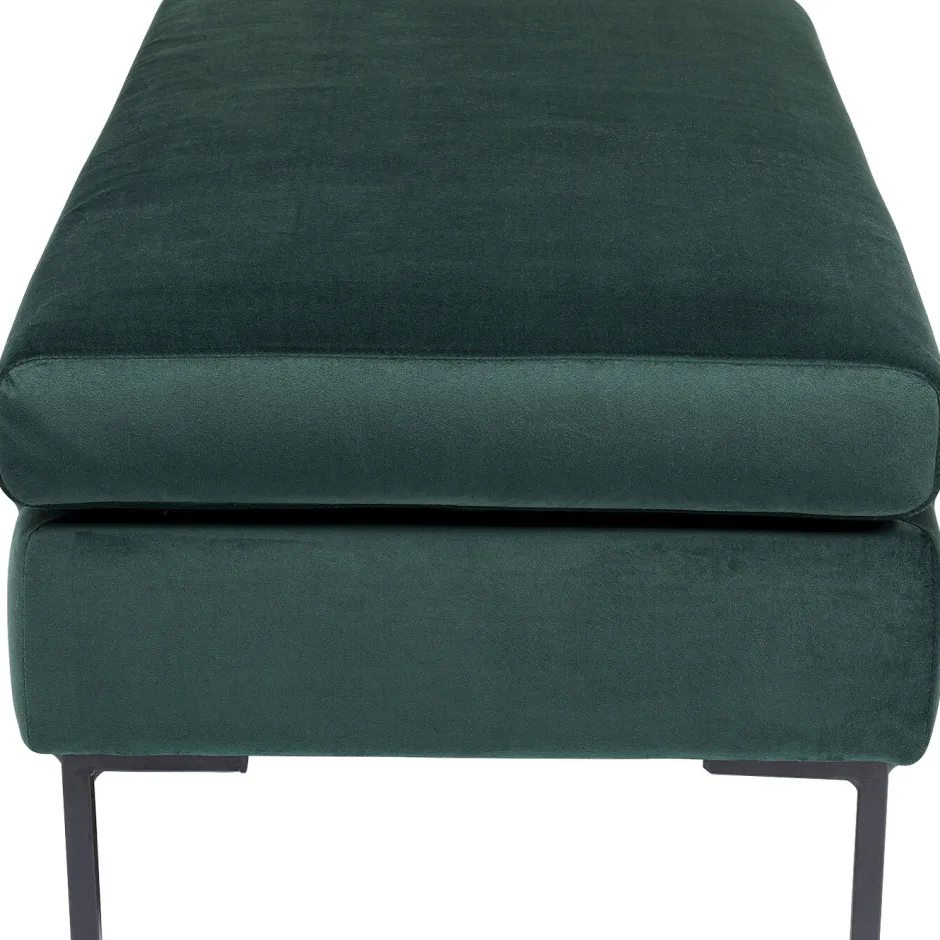 Podnóżek Gianni Velvet 130x62 Cm Ciemnozielony*KARE Design Outlet