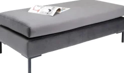Podnóżek Gianni Velvet 130x62 Cm Ciemnoszary*KARE Design Outlet
