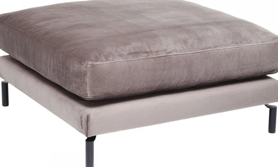 Podnóżek Lullaby 100x100 Cm Taupe*KARE Design Outlet