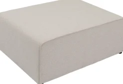 Podnóżek Tapicerowany Kremowy Moduł 100x80 Cm*KARE Design