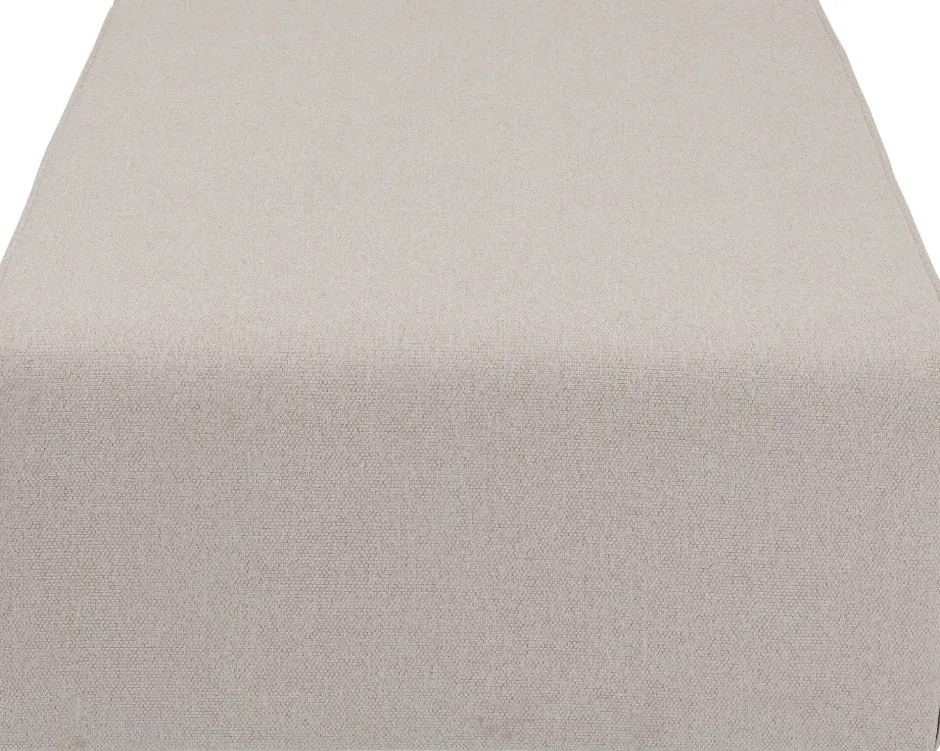 Podnóżek Tapicerowany Kremowy Moduł 100x80 Cm*KARE Design