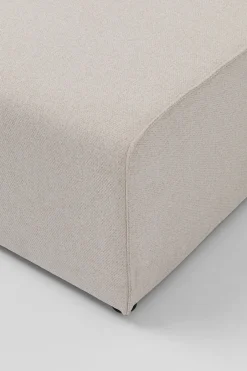 Podnóżek Tapicerowany Kremowy Moduł 100x80 Cm*KARE Design