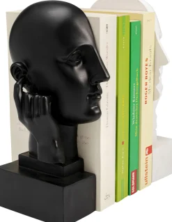 Podpórki Na Książki Czarno-białe Twarze 2 El. 12x21 Cm*KARE Design Online