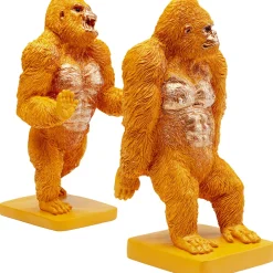 Podpórki Na Książki Gorilla (2-set) Pomarańczowe*KARE Design