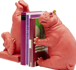 Podpórki Na Książki Hippo (2-set) Różowe*KARE Design Discount