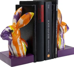 Podpórki Na Książki Kolorowe Zające 12x20 Cm 2-set*KARE Design Discount