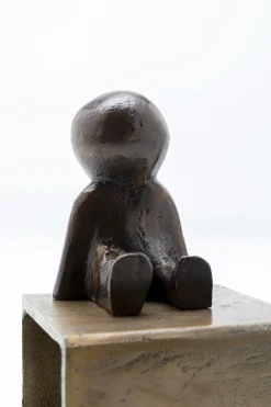 Podpórki Na Książki Little Males 2 El. 21x19 Cm Aluminium Brązowe*KARE Design Sale
