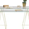 Podstawa Biurka Polar 2 El. Złota Matowa*KARE Design Online