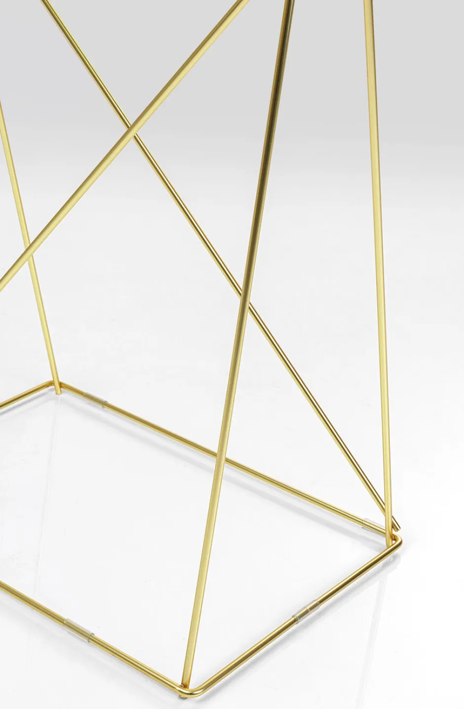 Podstawa Biurka Polar 2 El. Złota Matowa*KARE Design Online