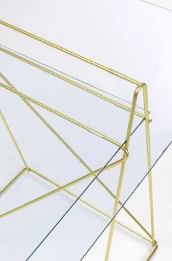 Podstawa Biurka Polar 2 El. Złota Matowa*KARE Design Online