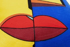 Poduszka Dekoracyjna Abstrakcyjna Twarz Kolorowa 50x50 Cm*KARE Design Sale