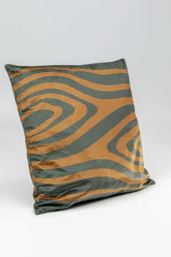 Poduszka Dekoracyjna Abstract Shapes 45x45 Cm Zielono-brązowa*KARE Design Best