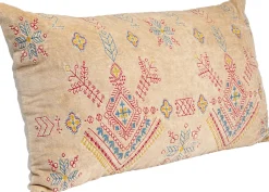 Poduszka Dekoracyjna Beżowa Z Kolorowymi Wzorami 60x35 Cm*KARE Design New