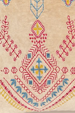 Poduszka Dekoracyjna Beżowa Z Kolorowymi Wzorami 60x35 Cm*KARE Design New