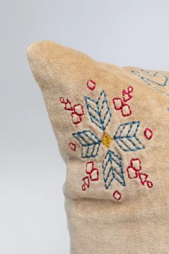Poduszka Dekoracyjna Beżowa Z Kolorowymi Wzorami 60x35 Cm*KARE Design New