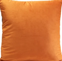 Poduszka Dekoracyjna Czarno-pomarańczowa Nowoczesna 45x45 Cm*KARE Design New
