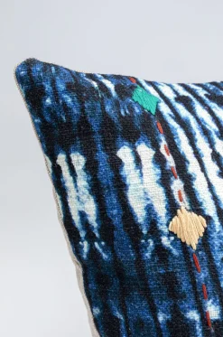 Poduszka Dekoracyjna Desna Patchwork Blue 60x35 Cm*KARE Design Clearance