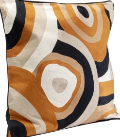 Poduszka Dekoracyjna Kolorowa Okrągłe Wzory 50x50 Cm Bawełna*KARE Design Hot