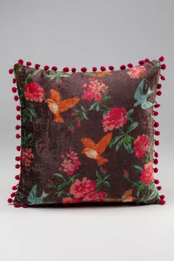 Poduszka Dekoracyjna Kolorowa Ptaki I Kwiaty 40x40 Cm*KARE Design Sale