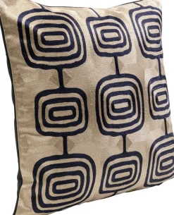 Poduszka Dekoracyjna Nowoczesna Z Czarnymi Wzorami 50x50 Cm*KARE Design Sale