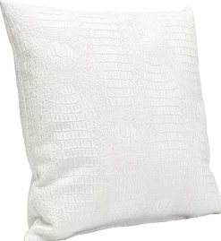 Poduszka Dekoracyjna W Kolorze Białym Kwadratowa 40x40 Cm*KARE Design Online