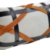 Poduszka Dekoracyjna Z Czarno-pomarańczowymi Pasami 50x30 Cm*KARE Design Outlet