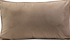 Poduszka Dekoracyjna Ze Wzorami I Lamówką Biało-brązowa 50x30 Cm*KARE Design Outlet