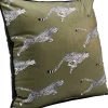 Poduszka Dekoracyjna Zielona Motyw Zwierzęcy Gepardy 45x45 Cm*KARE Design Outlet