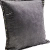 Poduszka Na Sofę Ciemnoszara Nity Dekoracyjne 45x45 Cm*KARE Design