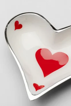 Pojemnik Aluminiowy Na Biżuterię Serce Kier 15x13 Cm*KARE Design Online