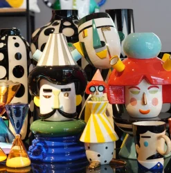 Pojemnik Dekoracyjny Circus 11x26 Cm Kolorowy*KARE Design Clearance
