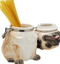 Pojemnik Dekoracyjny Pies Mops 24x18 Cm*KARE Design Outlet