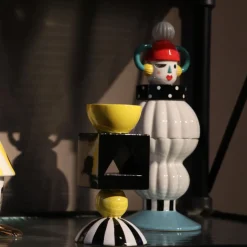 Pojemnik Dekoracyjny Puppet Ø10x26 Cm Kolorowy*KARE Design Sale