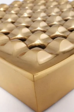 Popielniczka Soho Square 25x25 Cm Mosiężna*KARE Design New