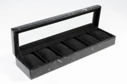 Pudełko Na Biżuterię Czarne Glamour 50x12 Cm*KARE Design