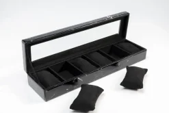 Pudełko Na Biżuterię Czarne Glamour 50x12 Cm*KARE Design