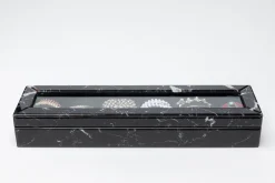 Pudełko Na Biżuterię Czarne Glamour 50x12 Cm*KARE Design