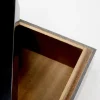 Pudełko Na Biżuterię Czarne 30x15 Cm Paski*KARE Design Outlet