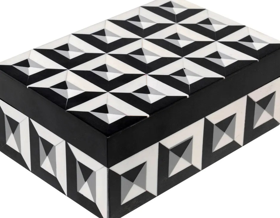 Pudełko Na Biżuterię Geometryczne 20x12 Cm*KARE Design Hot