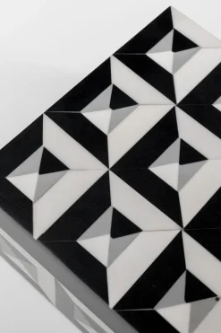 Pudełko Na Biżuterię Geometryczne 20x12 Cm*KARE Design Hot