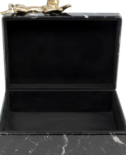 Pudełko Na Biżuterię Glamour 29x20 Cm Czarno-złote*KARE Design Sale