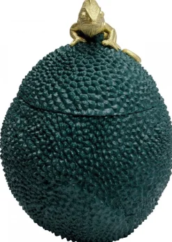Pudełko Na Biżuterię Lub Kosmetyki Chameleon 34 Cm Zielono-złote*KARE Design Online