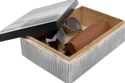 Pudełko Na Biżuterię Plenty 20x15 Cm Czarno-białe*KARE Design Hot