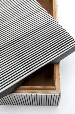 Pudełko Na Biżuterię Plenty 20x15 Cm Czarno-białe*KARE Design Hot
