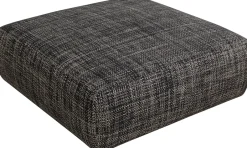 Pufa Do Salonu Nowoczesna Czarno-biała Kwadratowa 100x100 Cm*KARE Design Sale