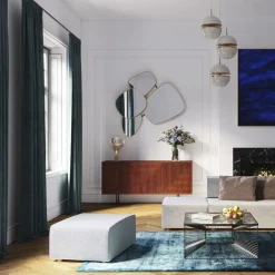 Pufa Infinity 100x80 Cm Szara*KARE Design New