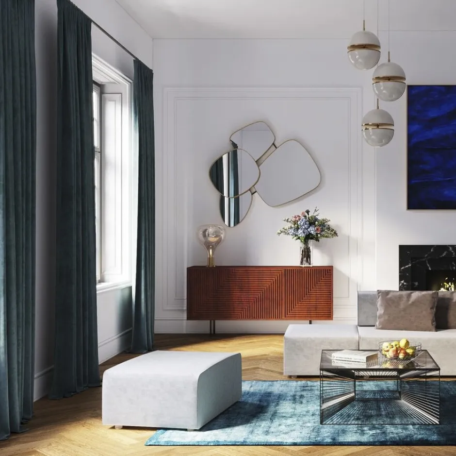 Pufa Infinity 100x68 Cm Szara*KARE Design Best